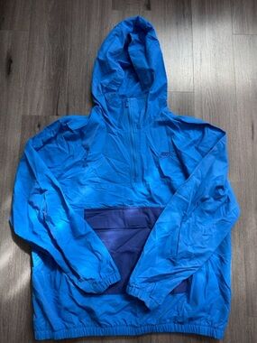 Nike Bright Blue Hooded Windbreaker Pullover